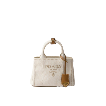 Prada Jardinière linen blend handbag