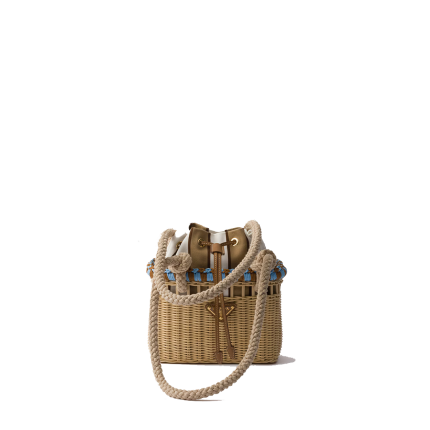 Wicker mini-bag